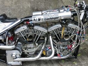Harley Davidson Twin Engine Top Fuel Dragster