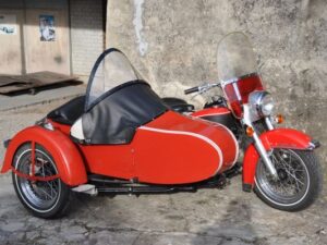 Harley Davidson Early Shovelhead FLH Gespann 1968