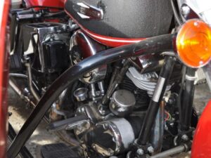 Harley Davidson Early Shovelhead FLH Gespann 1968