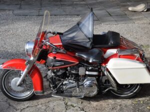 Harley Davidson Early Shovelhead FLH Gespann 1968