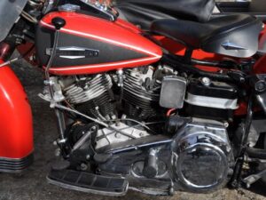 Harley Davidson Early Shovelhead FLH Gespann 1968