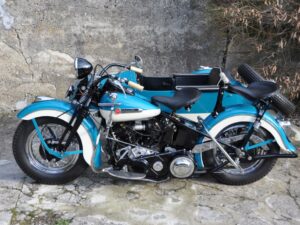 Harley Davidson OHV Knucklehead Modell E Gespann 1947