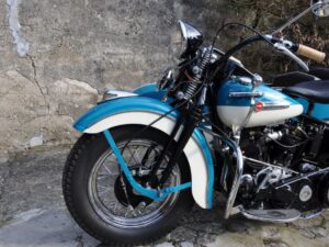 Harley Davidson OHV Knucklehead Modell E Gespann 1947
