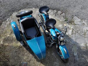 Harley Davidson OHV Knucklehead Modell E Gespann 1947