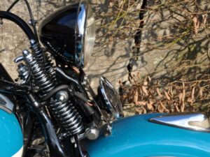 Harley Davidson OHV Knucklehead Modell E Gespann 1947