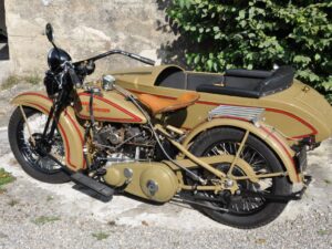 Harley Davidson VL 74 Flathead Gespann 1930