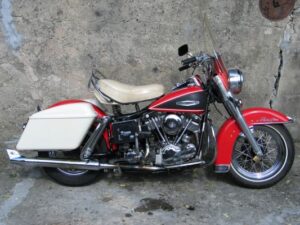 Harley Davidson Early Shovelhead FLH Gespann 1968