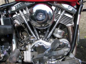 Harley Davidson Early Shovelhead FLH Gespann 1968